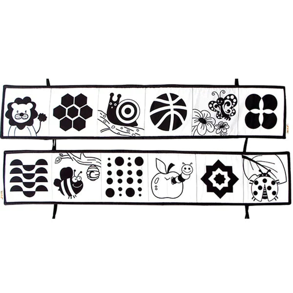 Livro Sensorial de Estímulo Visual - Montessori - Ama Mamma