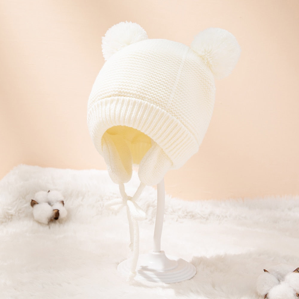 Gorro Aviador com Pompom - Ama Mamma