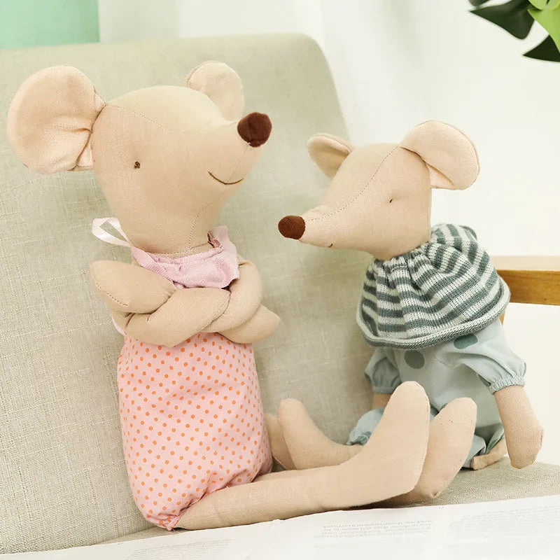 Boneca de Pelucia Infantil Mouse Family - Ama Mamma