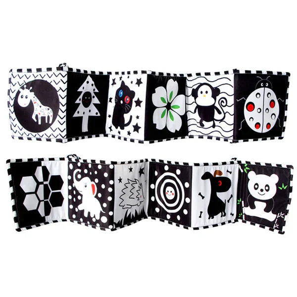 Livro Sensorial de Estímulo Visual - Montessori - Ama Mamma