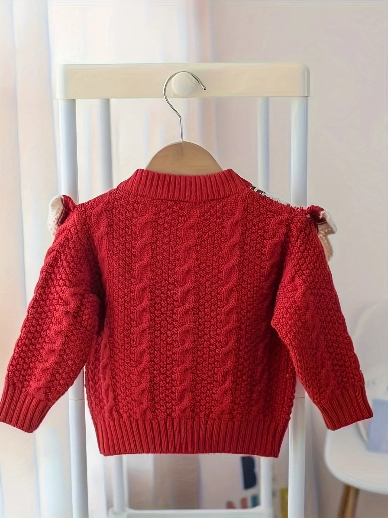 Pulôver para meninas outono e inverno estilo coreano crianças grosso elegante malhas doce camisola para crianças pequenas na moda