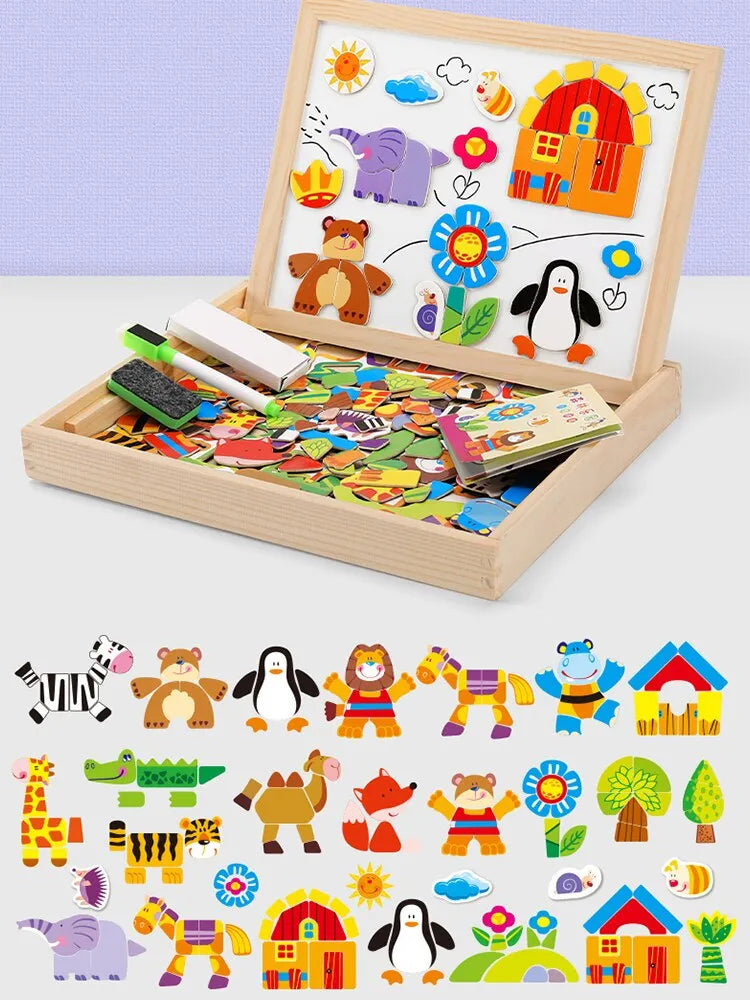 Quadro Magnético Infantil Multifuncional 2 em 1 - Ama Mamma