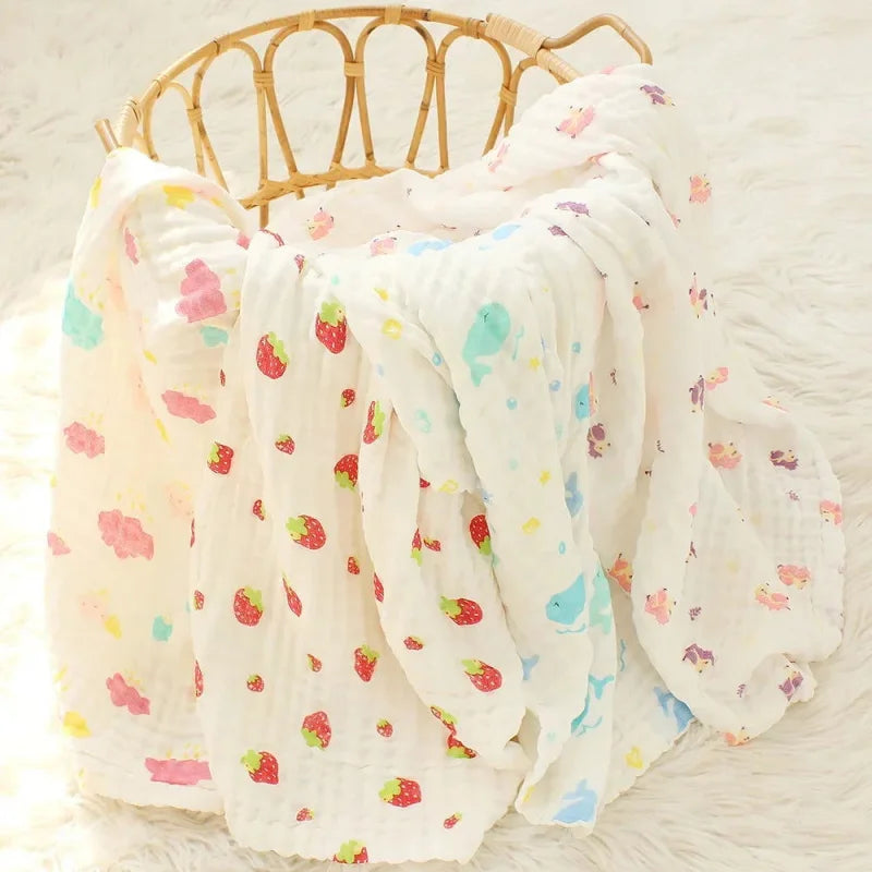 Cobertor de Algodão e Bambu para Bebê Ama Mamma - Ama Mamma