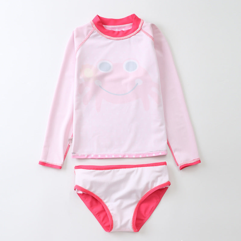 Conjunto Infantil Praia Manga Longa Caranguejo - Ama Mamma