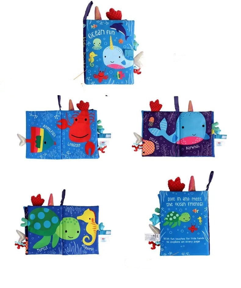 Livro de Pano Montessori com Cauda - Ama Mamma