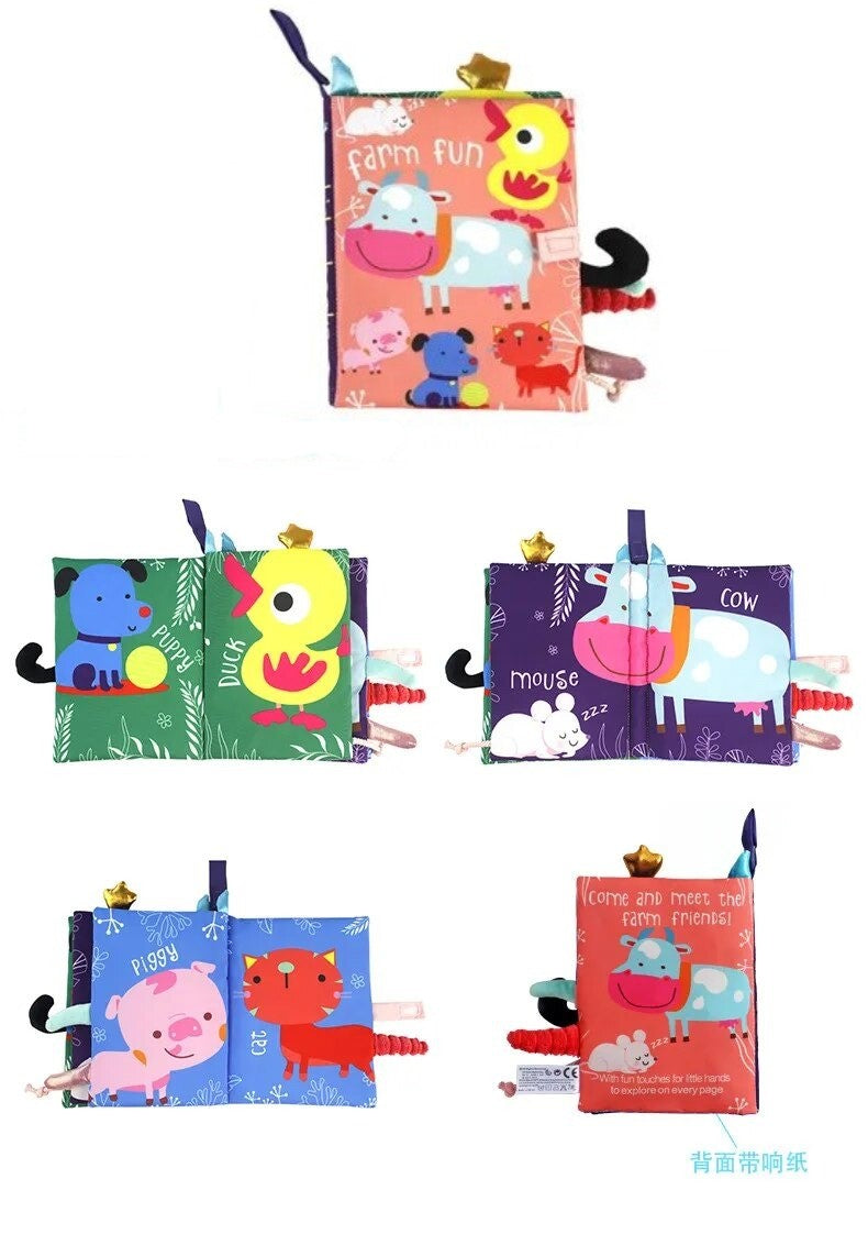 Livro de Pano Montessori com Cauda - Ama Mamma