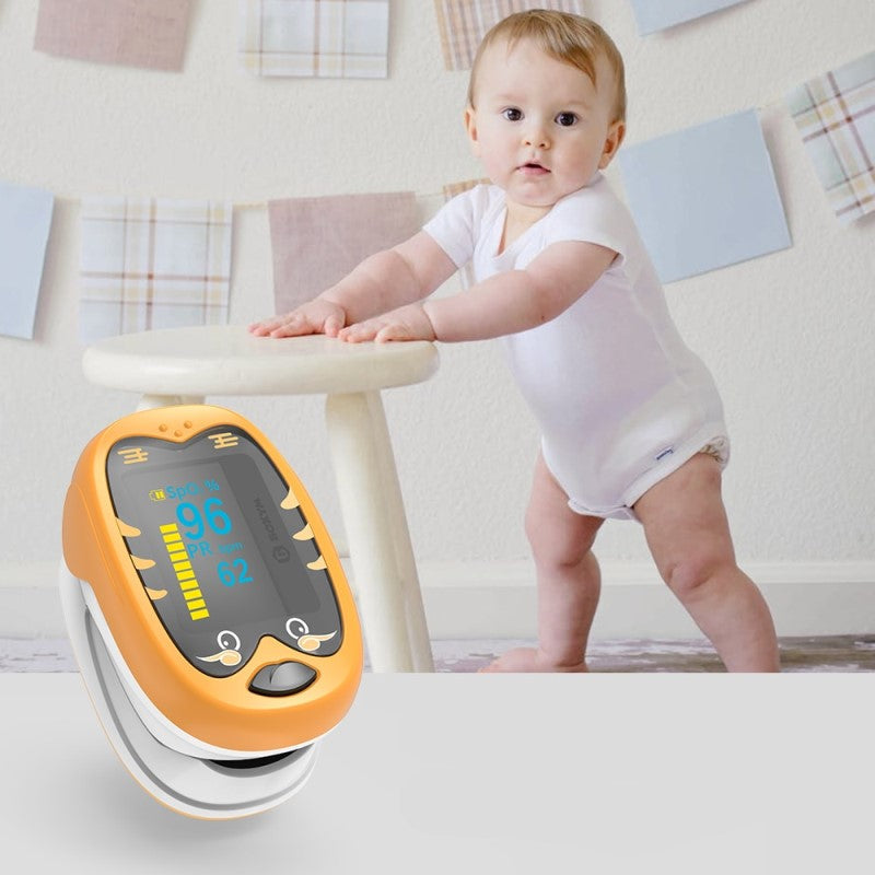 Oxímetro de Dedo Infantil LED Recarregável - Ama Mamma