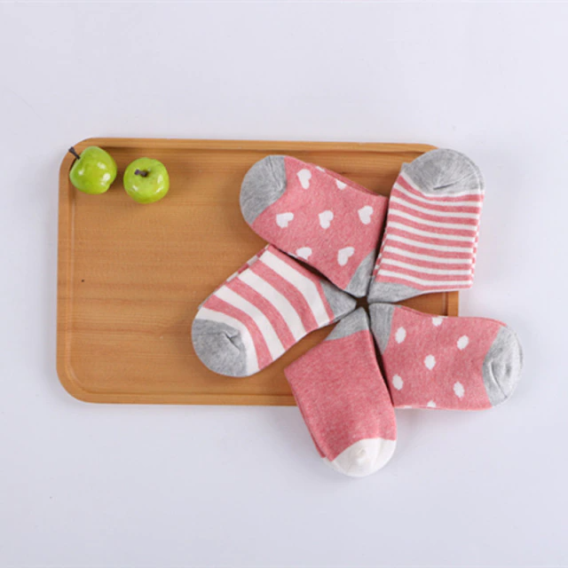 Kit 5 Pares de Meia Infantil Várias Cores - Ama Mamma