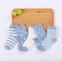 Kit 5 Pares de Meia Infantil Várias Cores