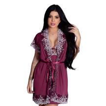 Conjunto Camisola e Robe para Amamentação Elegância Ama Mamma