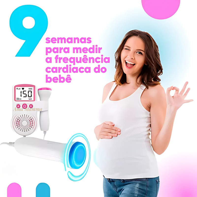 Monitor Doppler Fetal Portátil Para Gestante