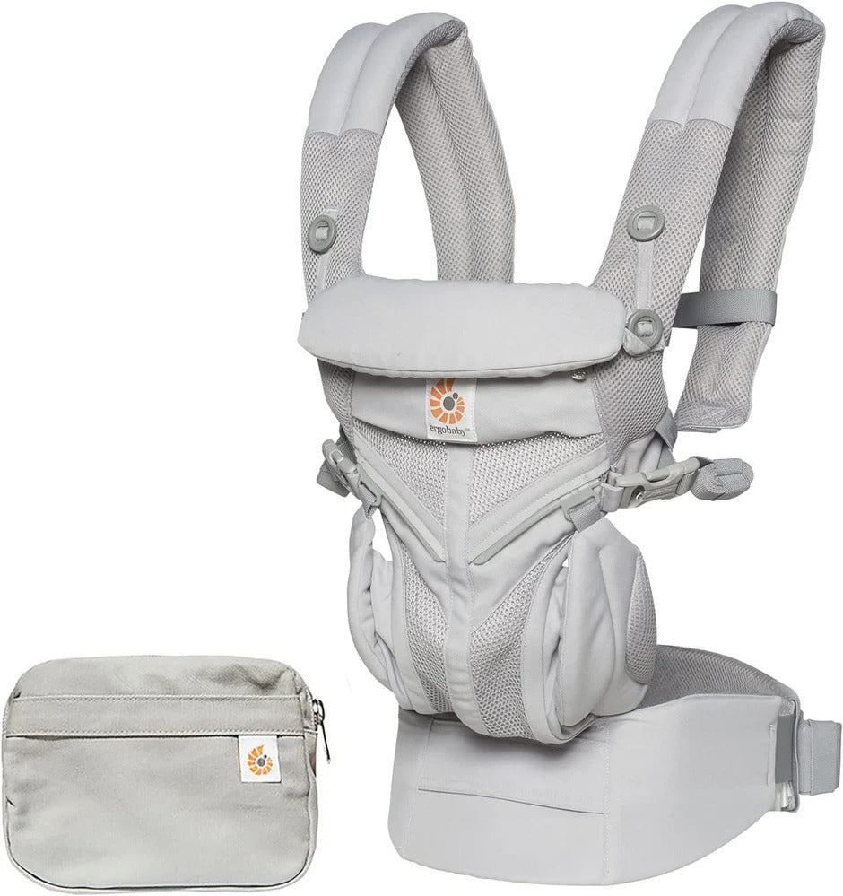 Canguru Ergobaby 4 Posições Omni 360 Air Mesh - Pearl Grey
