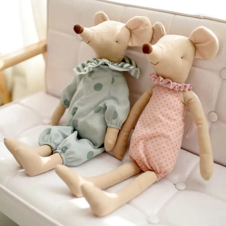 Boneca de Pelucia Infantil Mouse Family - Ama Mamma