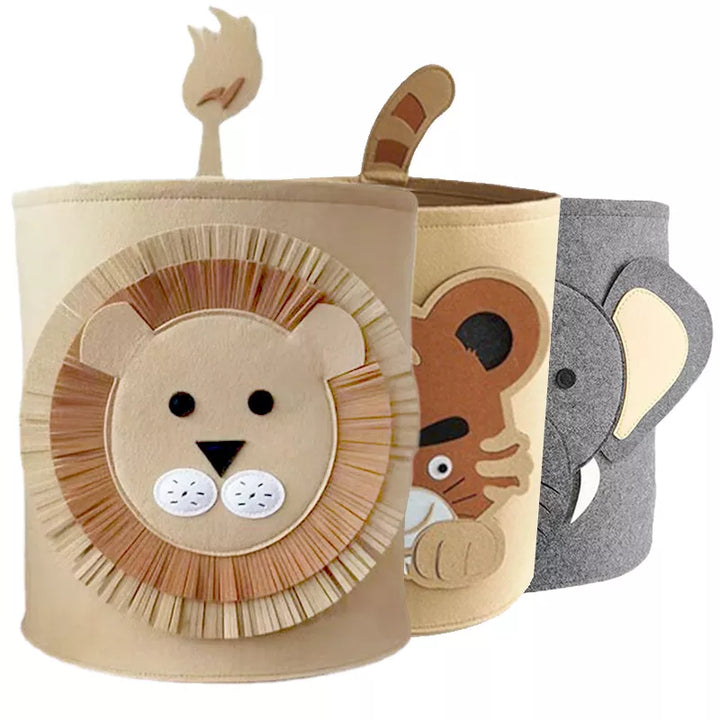 Cesto Organizador Infantil Animais Para Brinquedos e Roupas - Ama Mamma