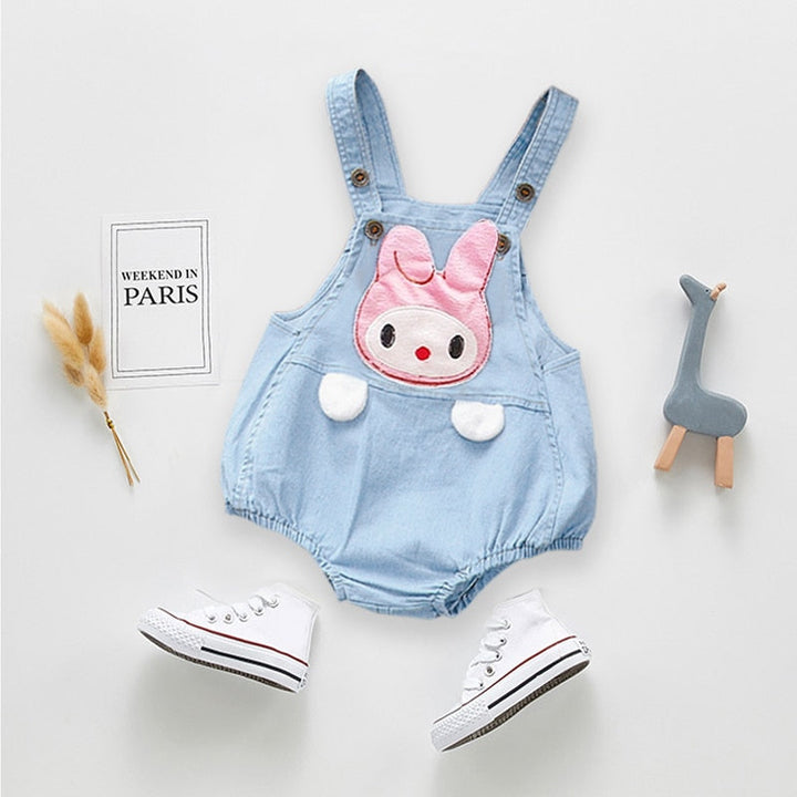Jardineira Jeans Bichinhos - Ama Mamma