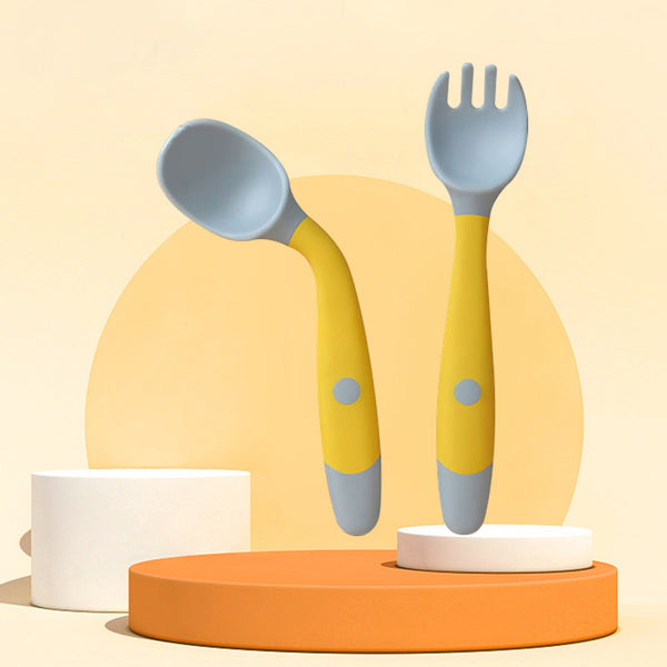 Talheres de Silicone Flexíveis - Ama Mamma