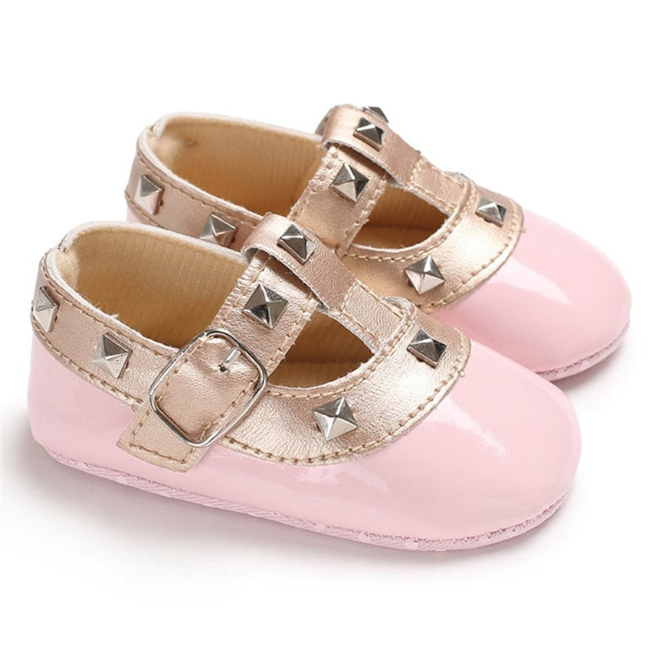 Sapatinho Infantil Bebê Verniz Spike - Ama Mamma