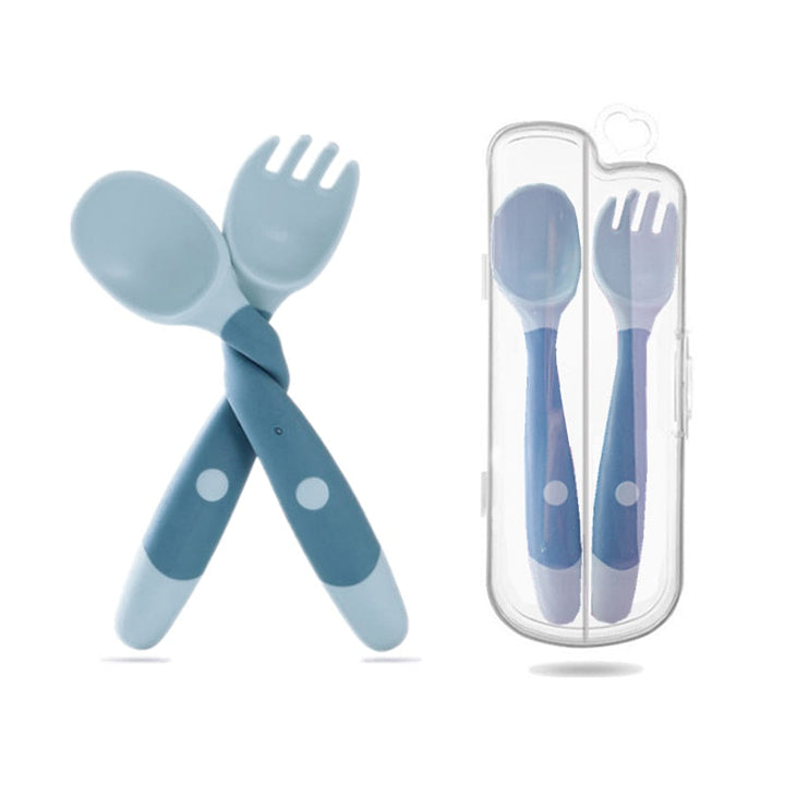Talheres de Silicone Flexíveis - Ama Mamma