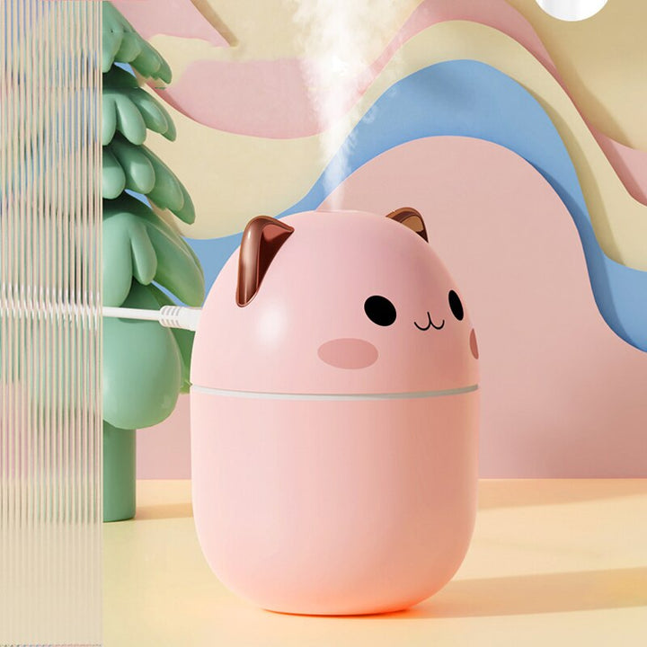 Umidificador de Ar Gatinho com LED - Ama Mamma