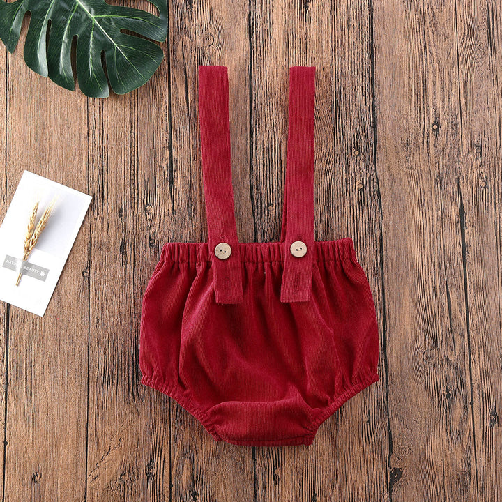 Shorts Suspensório Baby Colors Unissex - Ama Mamma