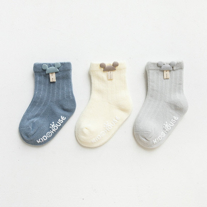 Kit 3 Pares de Meia Bichinhos - Ama Mamma