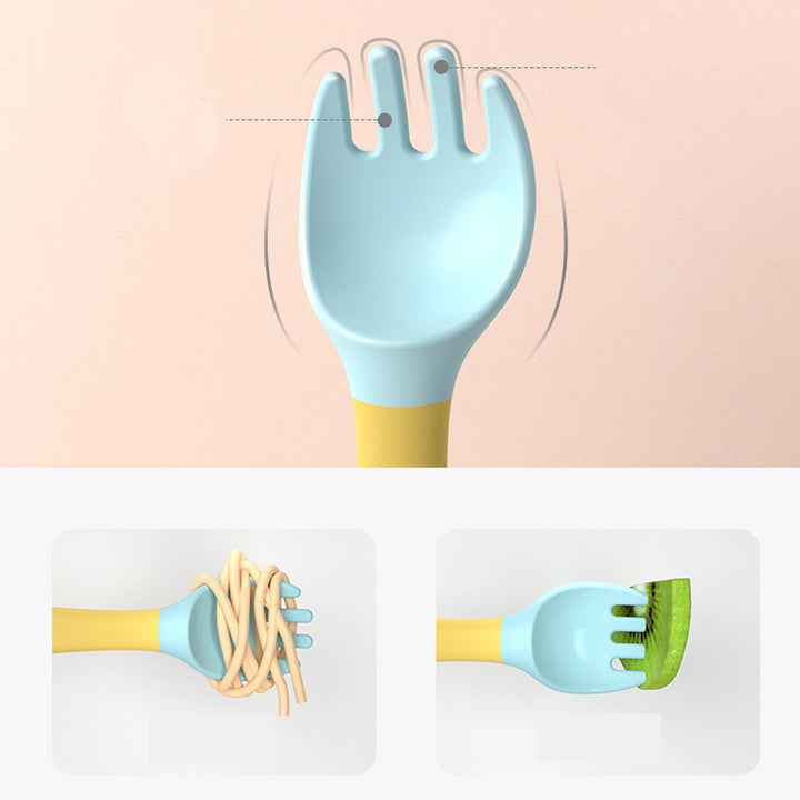 Talheres de Silicone Flexíveis - Ama Mamma