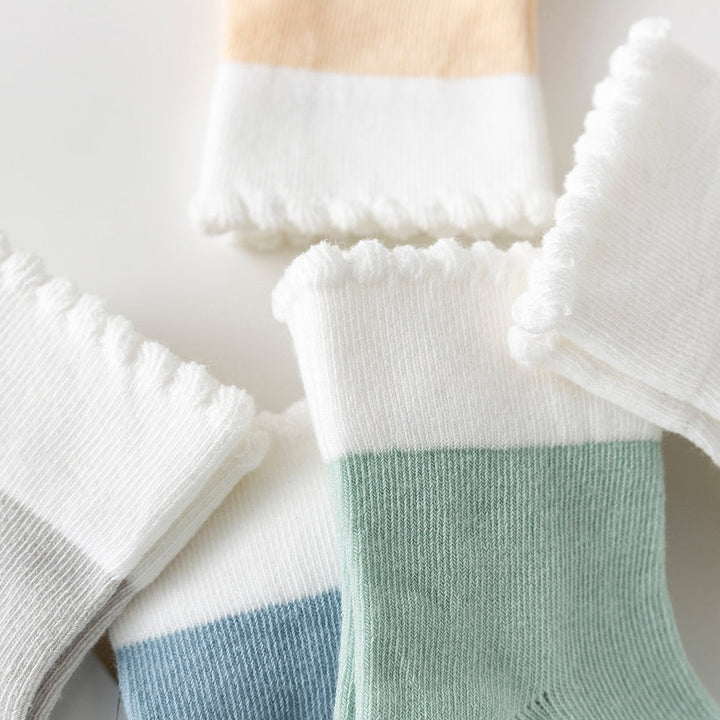 Kit 5 pares de Meia Baby Colors - Ama Mamma