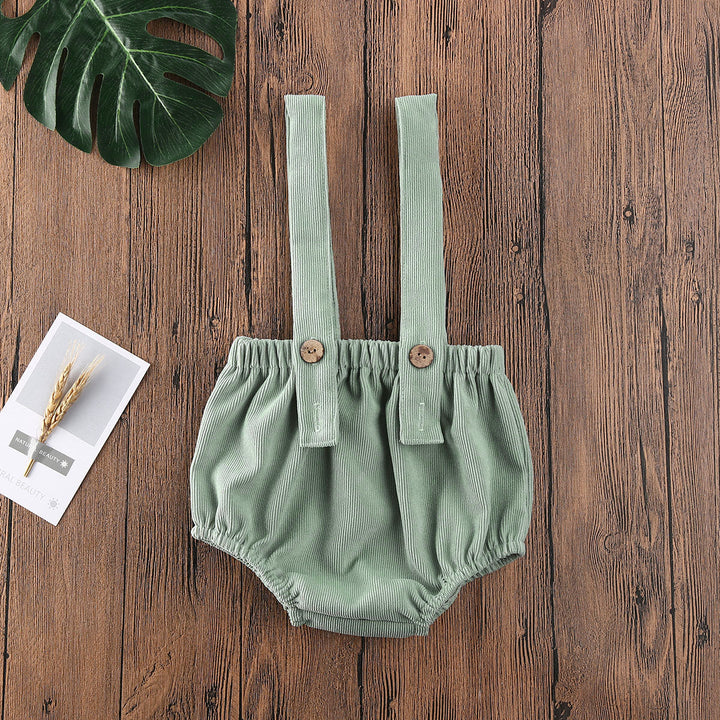 Shorts Suspensório Baby Colors Unissex - Ama Mamma
