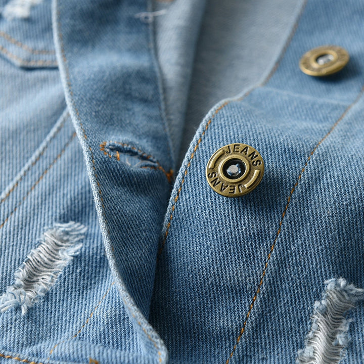 Jaqueta Jeans Infantil - Ama Mamma
