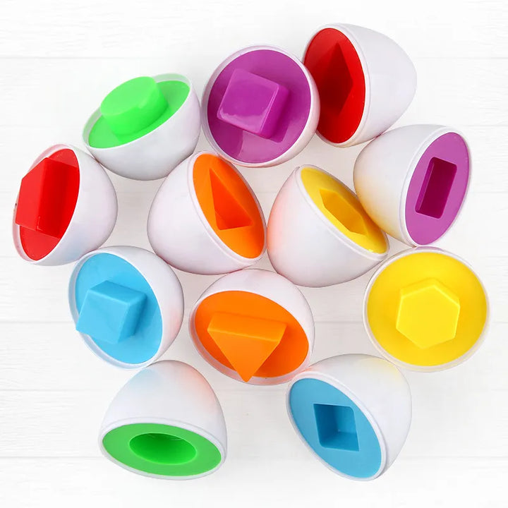 Ovos de Encaixar Divertidos Brinquedo Educativo - Ama Mamma