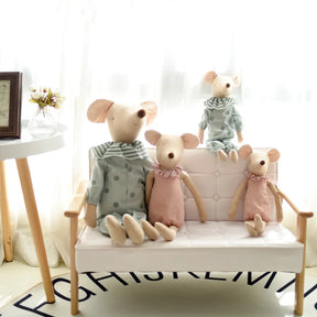 Boneca de Pelucia Infantil Mouse Family