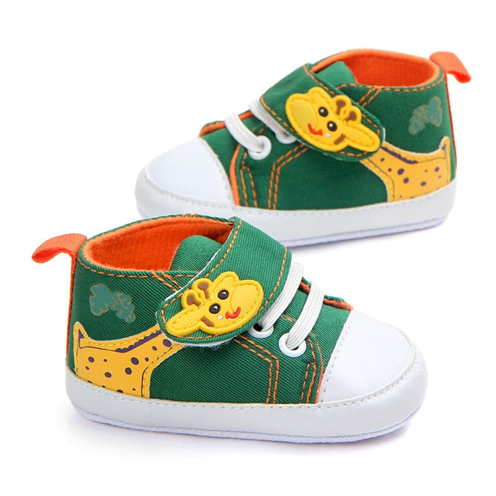 Sapatinho Infantil Bebê Cano Alto Girafinha - Ama Mamma