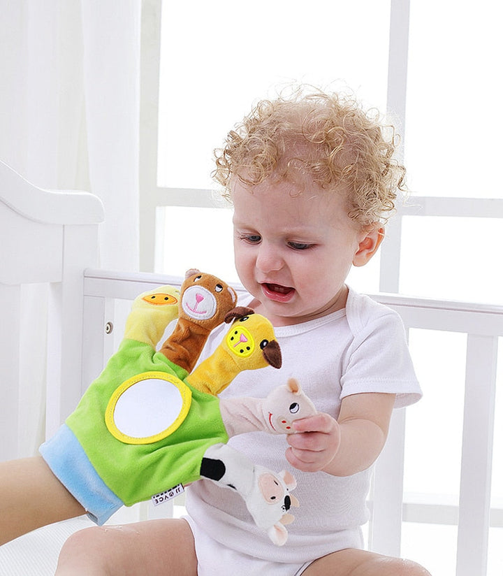 Luva Sensorial Fantoches Bichinhos - Ama Mamma