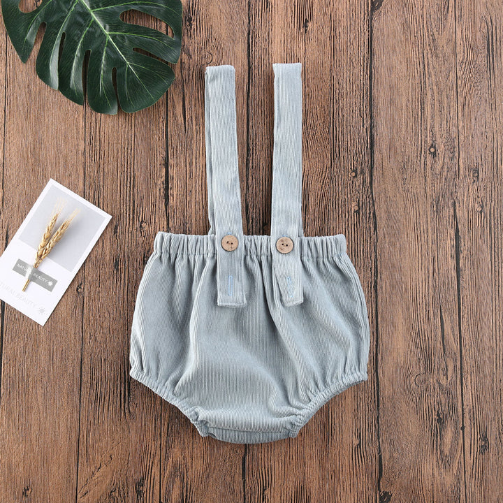 Shorts Suspensório Baby Colors Unissex - Ama Mamma