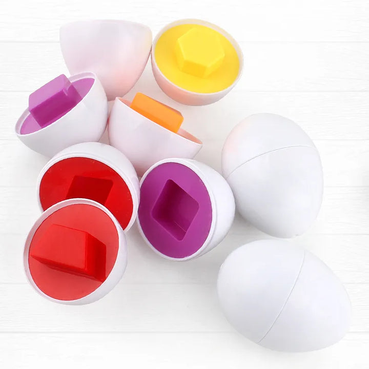 Ovos de Encaixar Divertidos Brinquedo Educativo - Ama Mamma