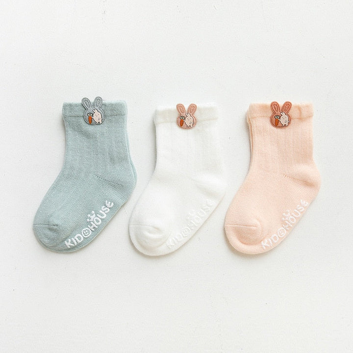Kit 3 Pares de Meia Bichinhos - Ama Mamma