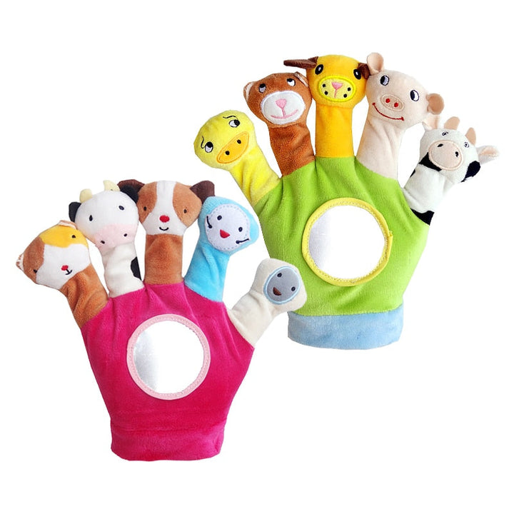 Luva Sensorial Fantoches Bichinhos - Ama Mamma