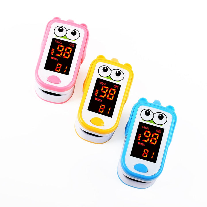 Oxímetro de Dedo Divertido Infantil com LED - Ama Mamma