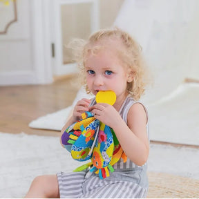 Livro de Pano Sensorial para Bebê