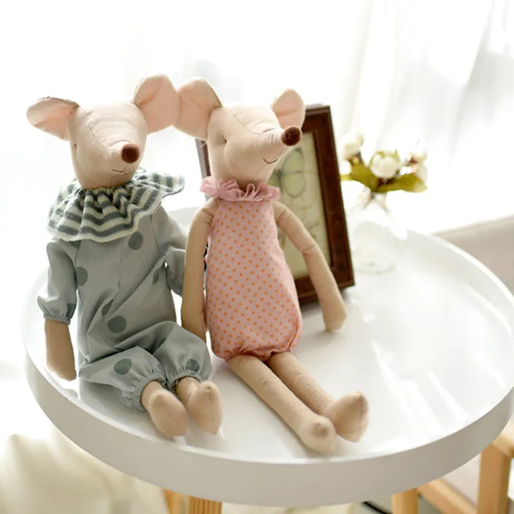 Boneca de Pelucia Infantil Mouse Family - Ama Mamma