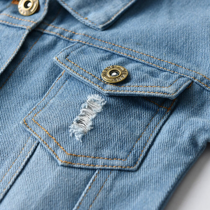 Jaqueta Jeans Infantil - Ama Mamma