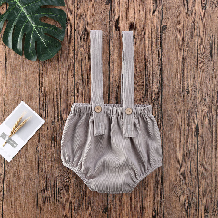 Shorts Suspensório Baby Colors Unissex - Ama Mamma