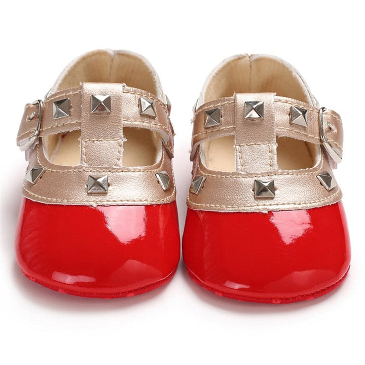 Sapatinho Infantil Bebê Verniz Spike - Ama Mamma