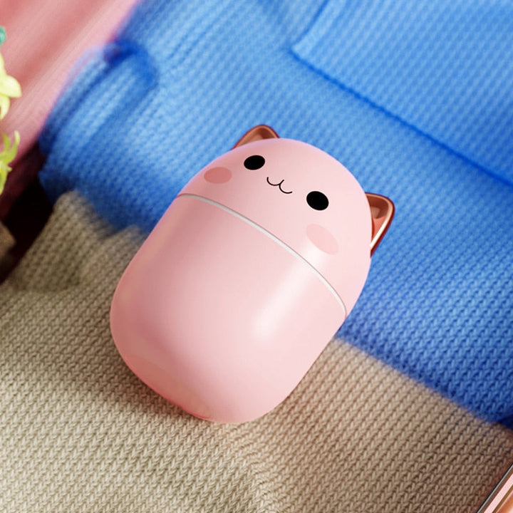 Umidificador de Ar Gatinho com LED - Ama Mamma