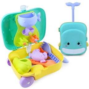 Kit Praia Infantil com Mala Porta Brinquedos