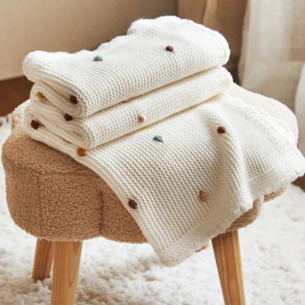 Manta Tricotada Super Macia para Bebê Ama Mamma - Ama Mamma