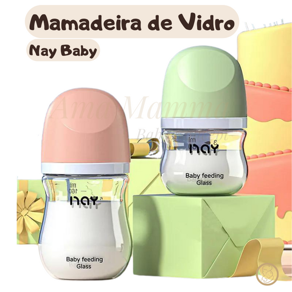 Mamadeira de Vidro Nay Baby - Ama Mamma