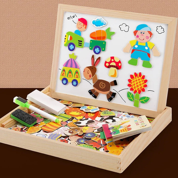 Quadro Magnético Infantil Multifuncional 2 em 1 - Ama Mamma