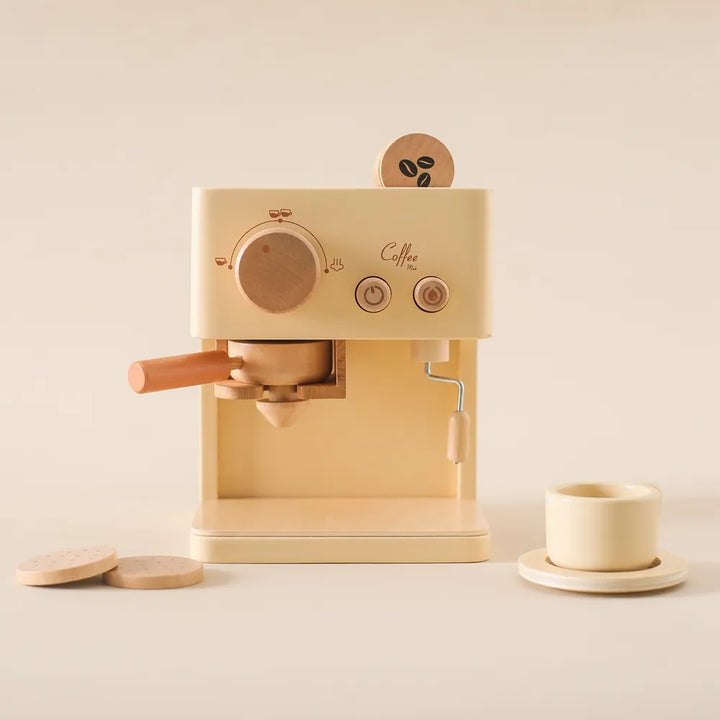 Cozinha Montessori - Máquina de Café Expresso de Madeira - Ama Mamma