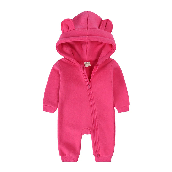 Macacão Moletom Infantil Peluciado Orelinha - Ama Mamma